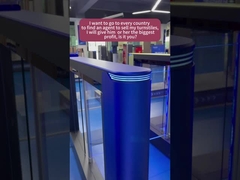 Automatische snelle poort schommelbarrière draaibank met RIFD toegangscontrolesysteem