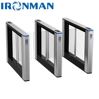 Kwaliteit  Waist High Swing Gate Turnstiles Entrance For Galvanized Steel Sheet Laser Logo For Public Toilets Gyms Fabriek