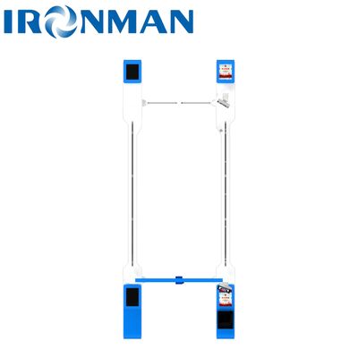 Kwaliteit  SUS201 Stainless Steel AB Interlocking Turnstile - 10MM Tempered Glass Heavy-Duty Access Control Fabriek